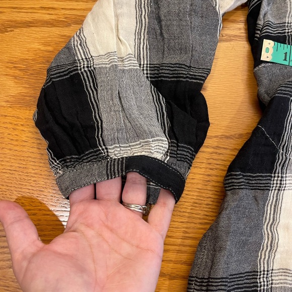 Old Navy Black and White Checkered Plaid Dress XL - Picture 5 of 6